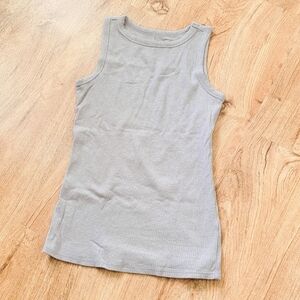 Neutral Tan Ribbed Tank Top Size XS